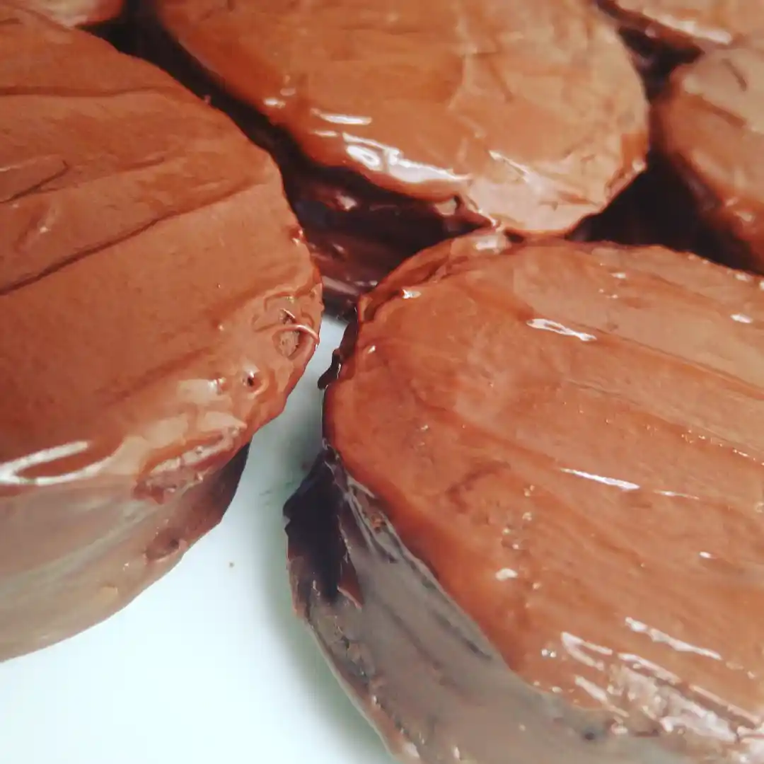 Alfajores de chocolate artesanais do Restaurante Cacerola